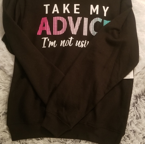 Long sleeve shirt Take My ADVICE IM NOT USING IT - Picture 6 of 9